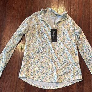 Walter Hagen Ditsy Lemon Long Sleeve Tee - Multicolor